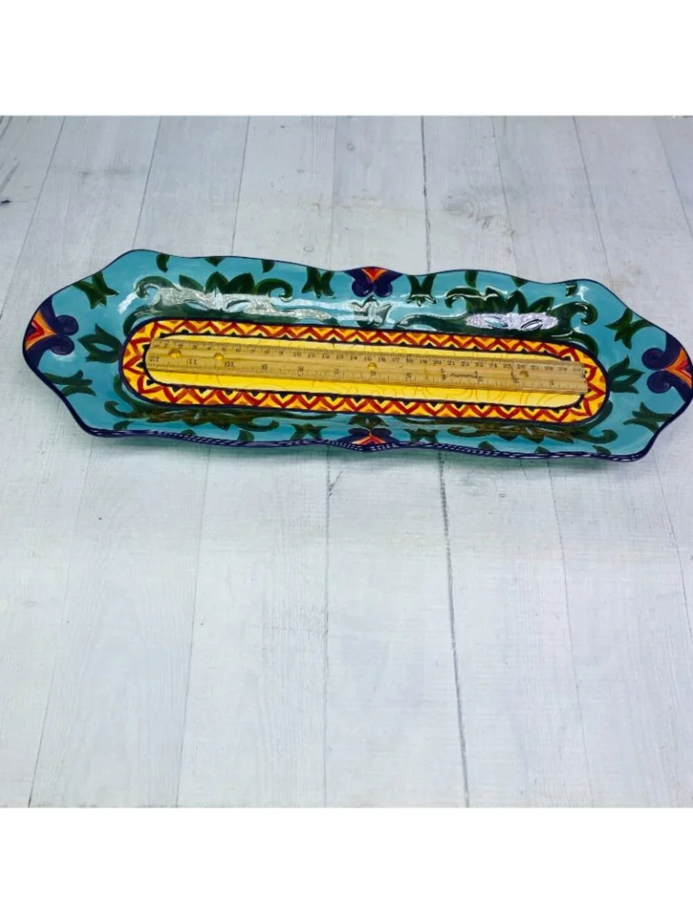 Corsica MERIDA Geometric Vibrant Hand Crafted Stoneware 18